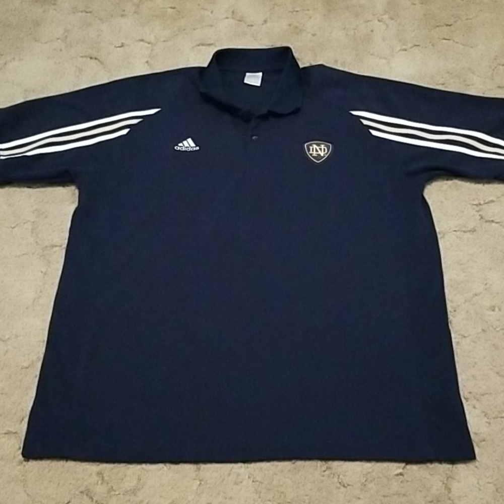 Notre dame Fighting Irish Adidas xl polo